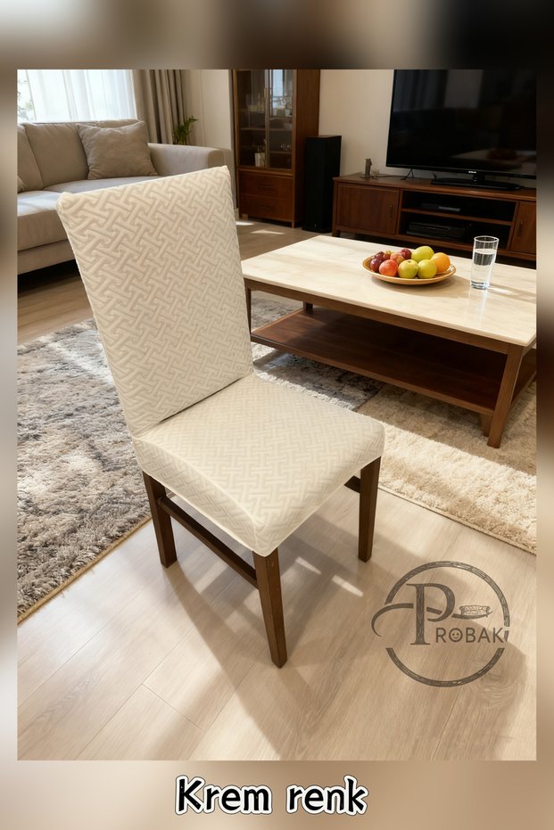 Home- Chair Cover, Chair Cover, Elastic, Lycra Washable 1Pcs Chair Cover