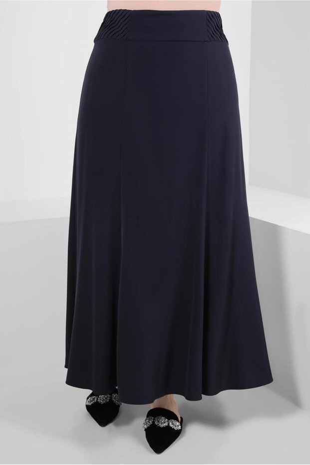 PILISE DETAILED BELL SKIRT 60416