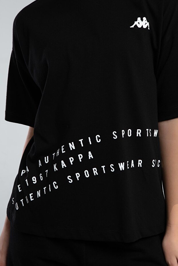 Authentic Kaley Kız Çocuk Siyah Regular Tişört - 3