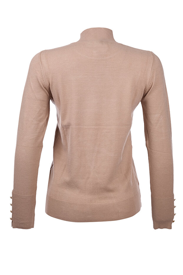 High Neck Basic Sweater-63514 - 4