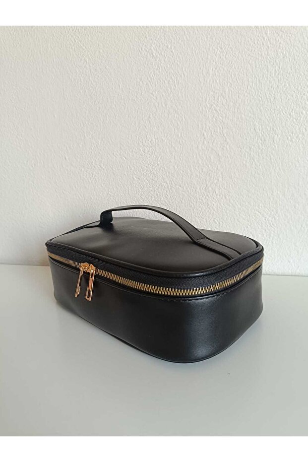 مجموعة نصف قمر وحقيبة مكياج على شكل صندوق - 5