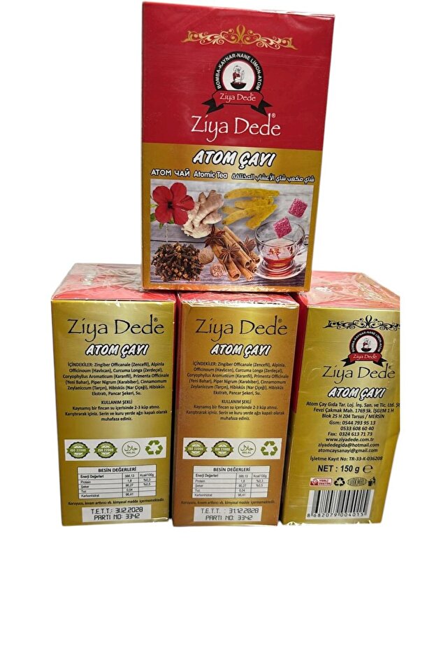 4'lü Set Atom Çayı - 4