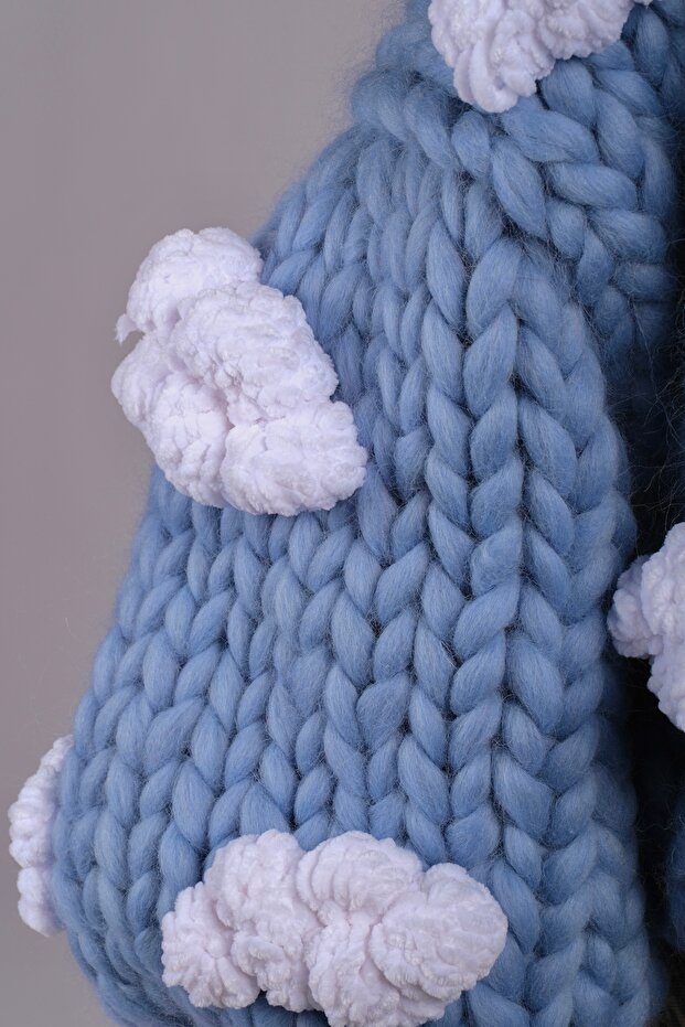 Cloud El Örgüsü Bulutlu Hırka - 6