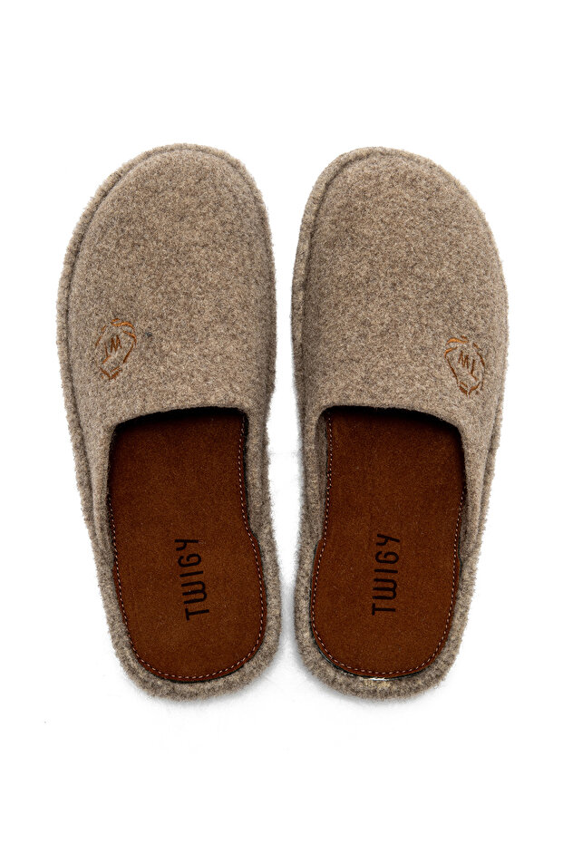 Data Erkek Ev Terliği Bej 41/45 - 4