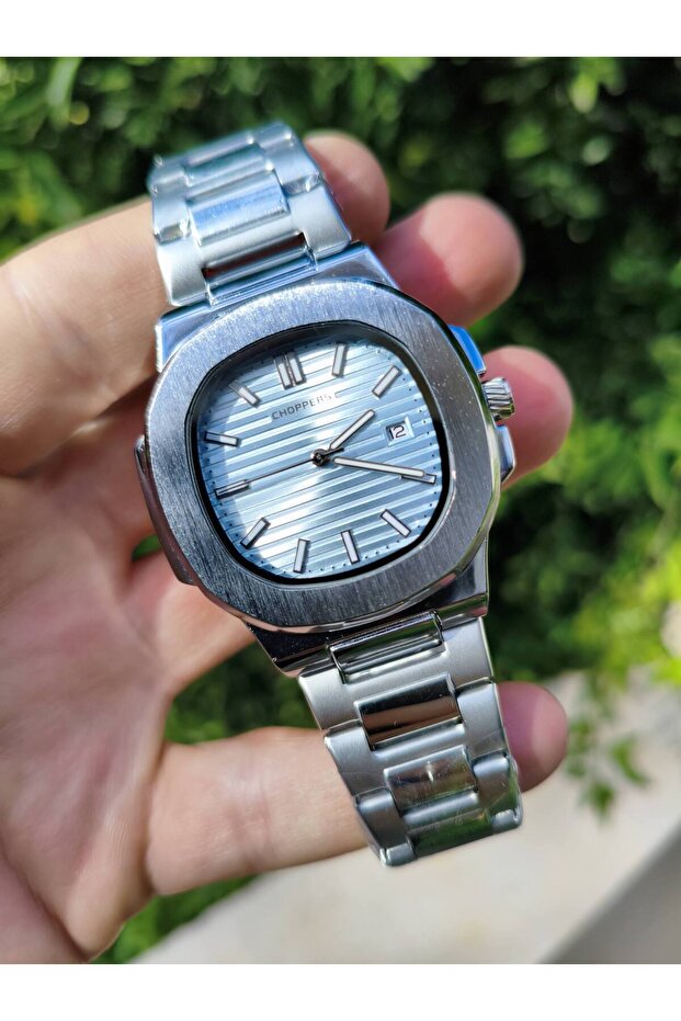 Patek Model Gümüş Tiffany Eşref Tek Saati - 3