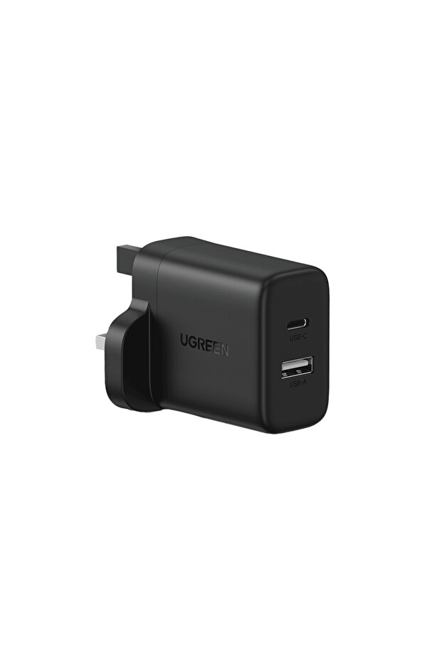 20W Fast Charger with 2 USB-C Ports and 1 USB-A Port