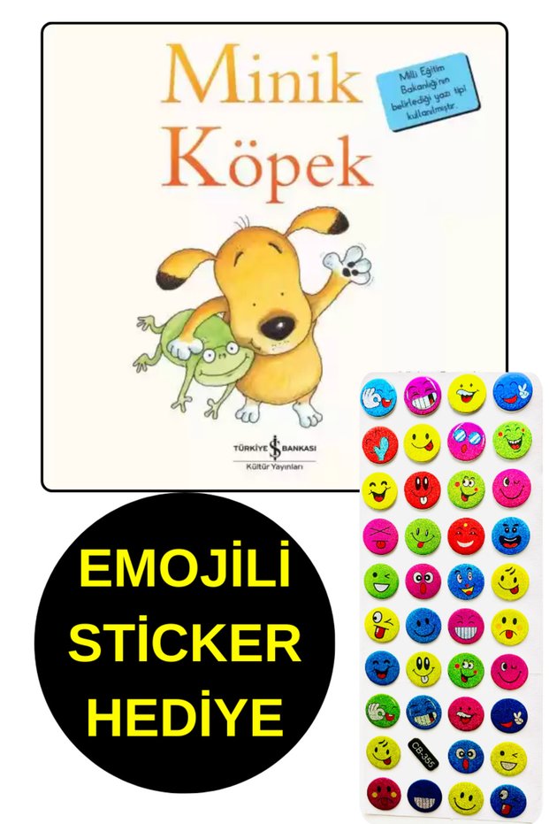 Emoji Sticker Gift - Preschool Illustrated Books - MİNİK KÖPEK