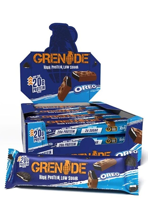 جرانيد بروتين بار أوريو 60g x 12 High Protein Low Sugar Bar - Oreo