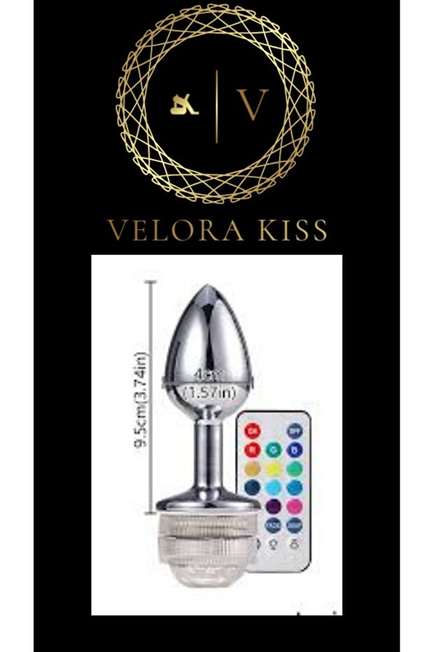 METAL ANAL PLUG IŞIKLI SMALL REMOTE CONTROL - 3