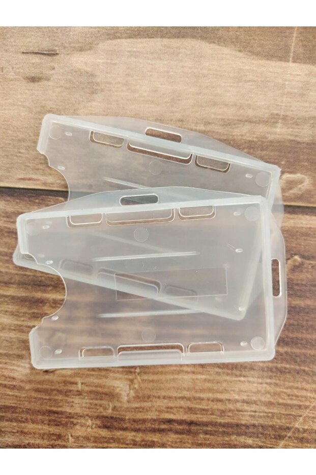 2-Piece Horizontal Vertical Double Sided Transparent Card Protector