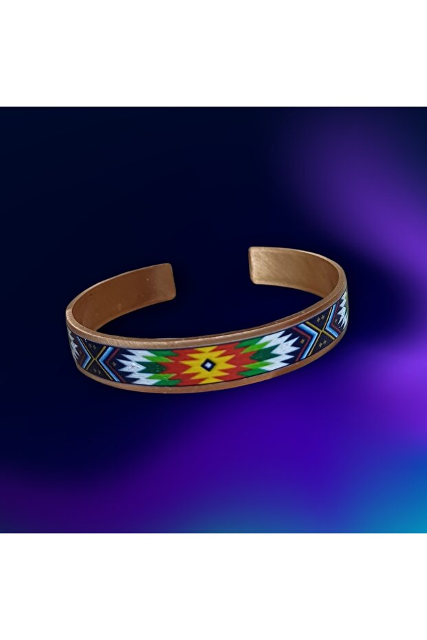 سوار نحاسي بنمط عرقي - 2