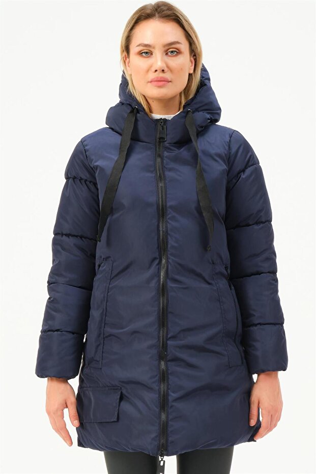 Z6773 KABAN-LACİVERT - 4