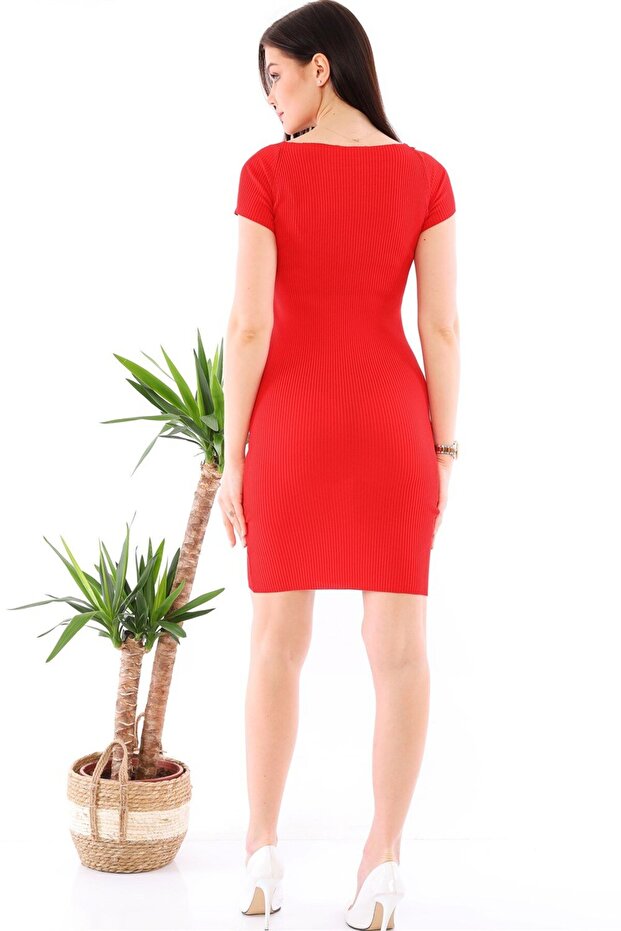 Z2016 ELBİSE-KIRMIZI - 3