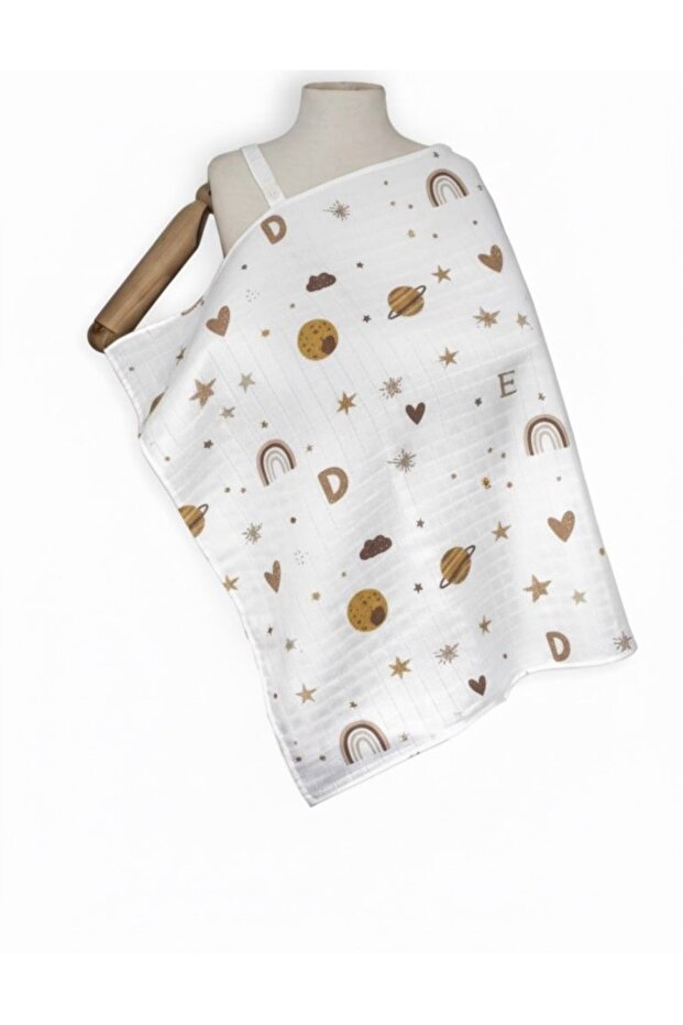 الرضاعة الطبيعية مريلة نمط قوس قزح - 2