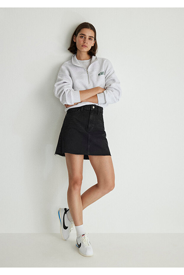 Bailey Gray 90s Vintage Jean Skirt 1310204-85303