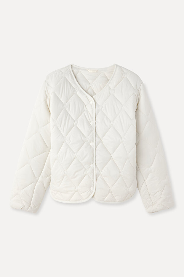 KAPİTONELİ KISA PUFFER MONT - 5