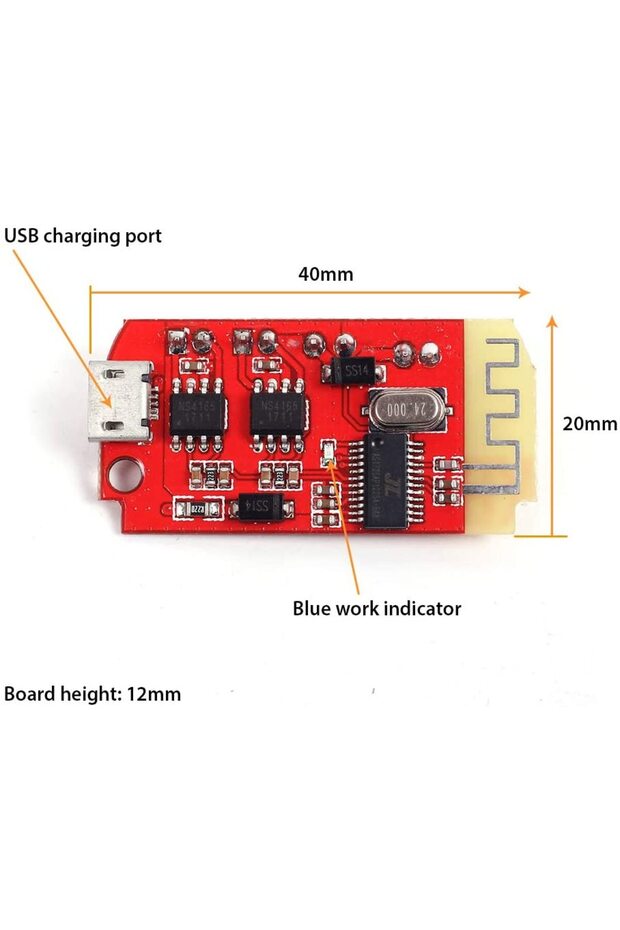 Dw-Ct14 2X5W Bluetooth Amplifikatör Kartı - 4
