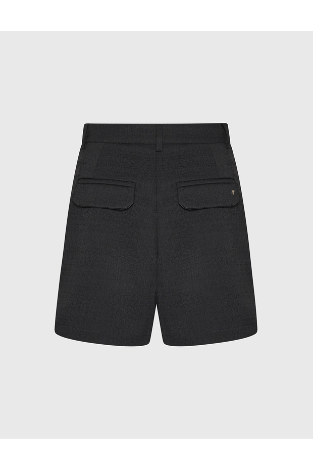 Amadea Siyah Kadın Şort - 1