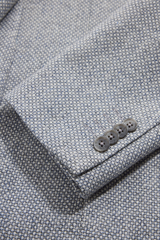 GRİ DÜĞMELİ CEKET - 5