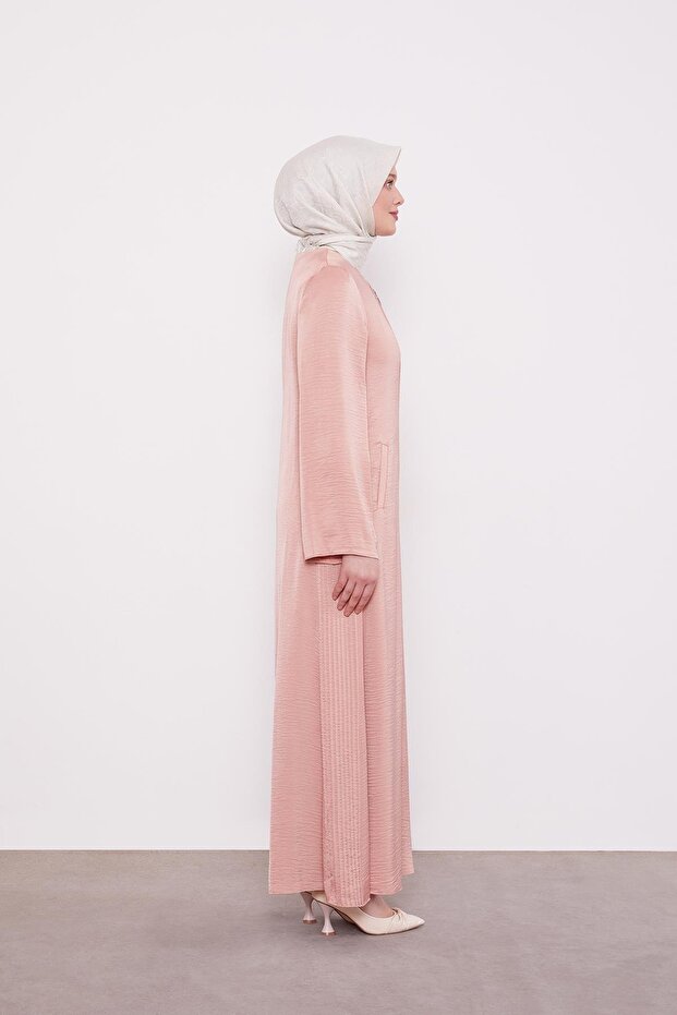 Pudra Bisiklet Yaka Basic Ferace - 3