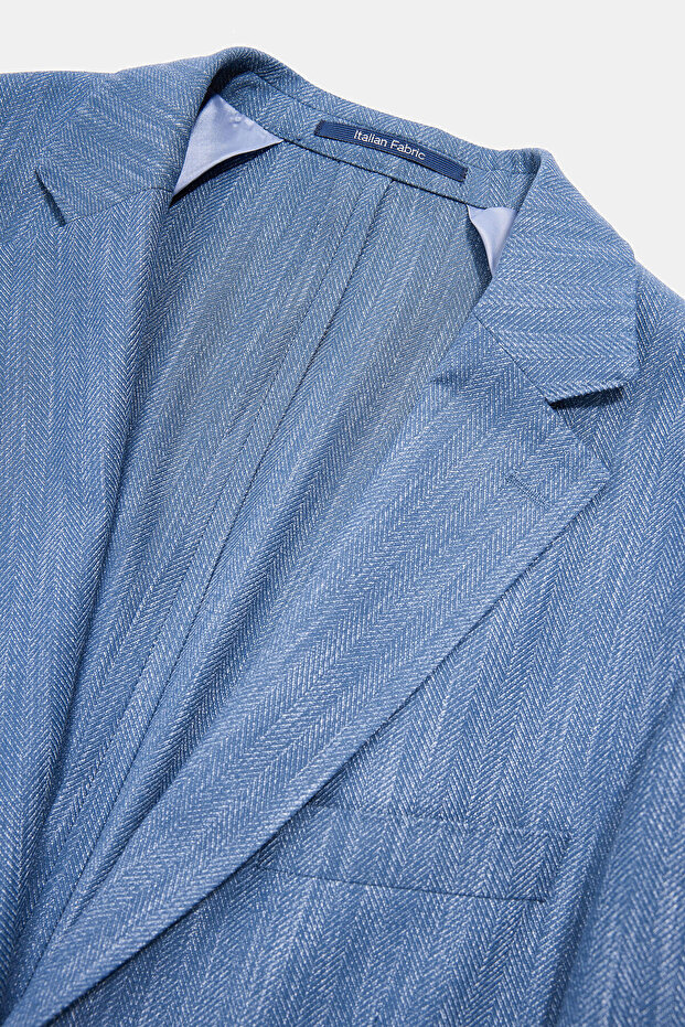 MAVİ DÜĞMELİ CEKET - 3