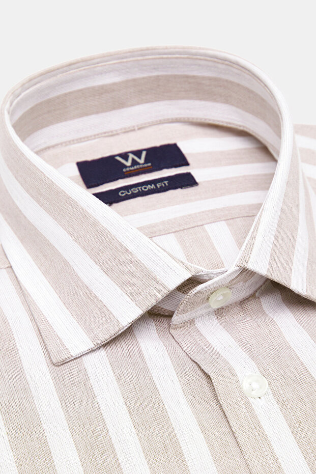 KAHVE BEJ GÖMLEK - 2