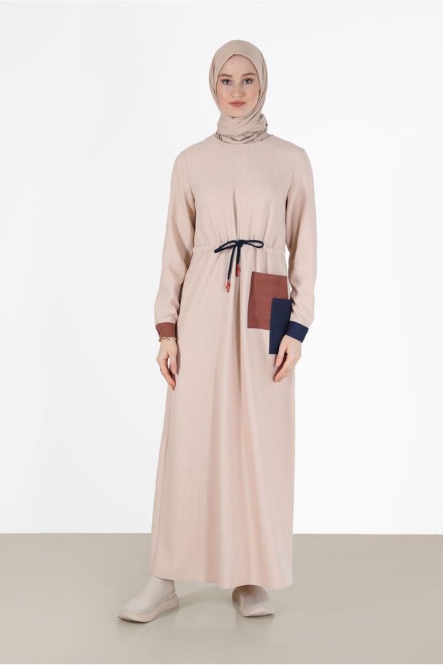BELI GIRLED DRESS WITH POCKET DETAIL 42191