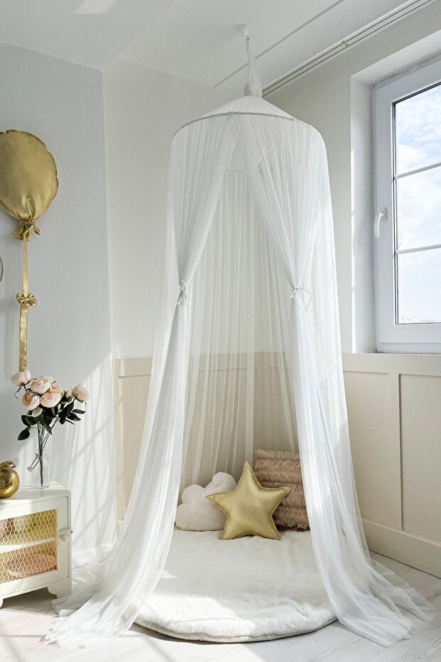 Tül Cibinlik Basic White - 6