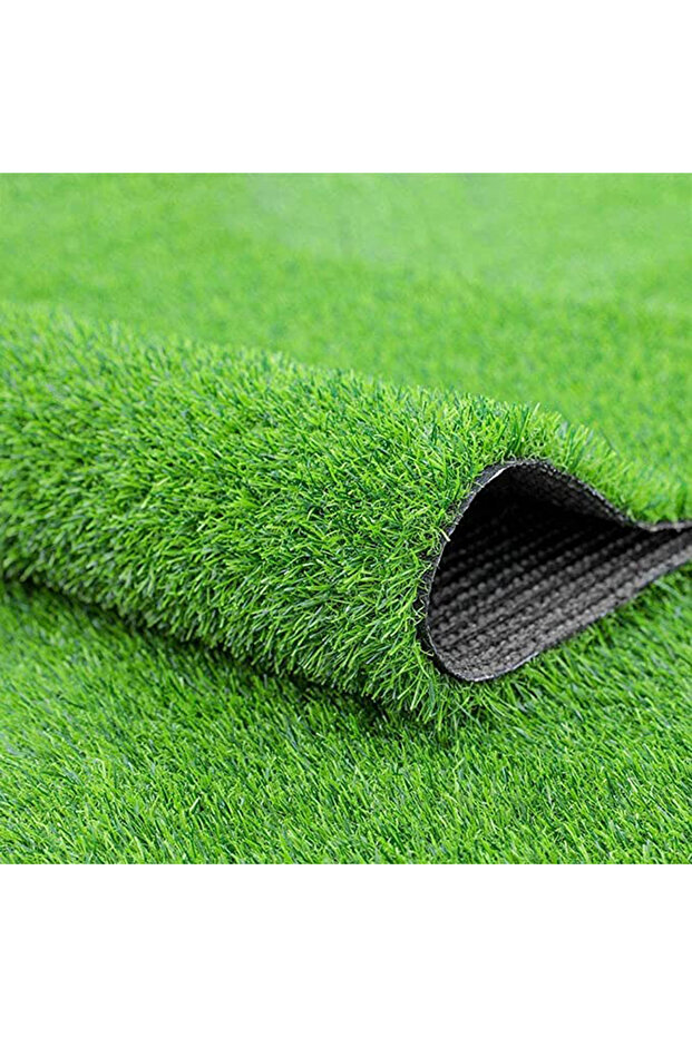 OneDcor Artificial Grass Carpet 2x2M - Thick Realistic Green Turf Mat for Garden & Balcony 2x2m