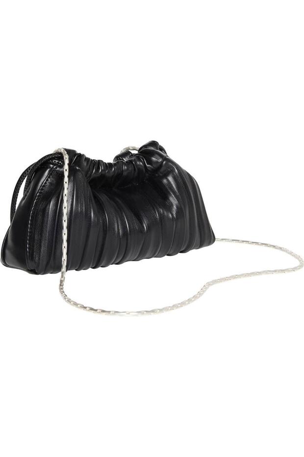 Plisse Mini Drawstring Bag - 2