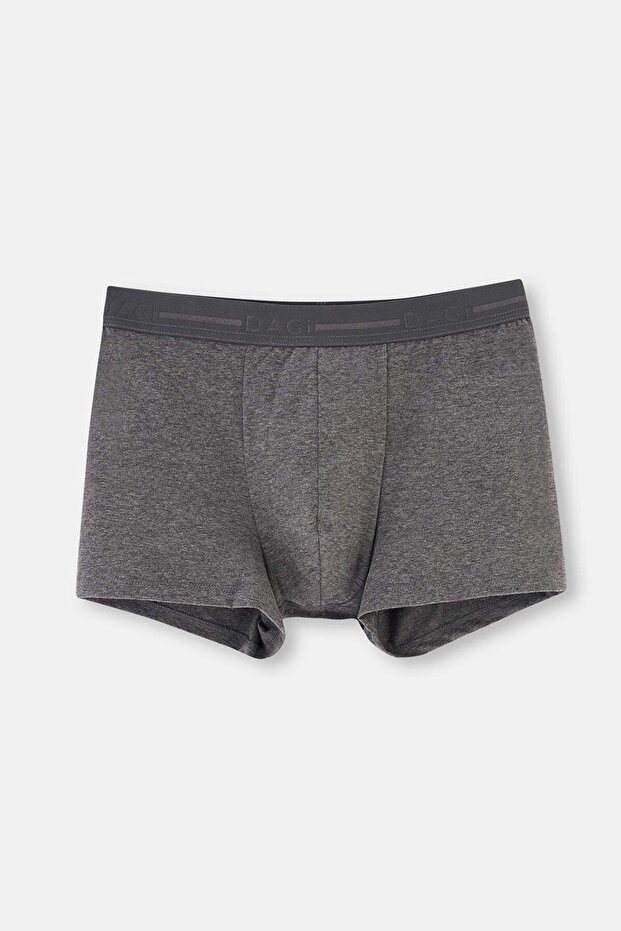 Antrasit-Siyah Compact Düz 3'lü Boxer - 3