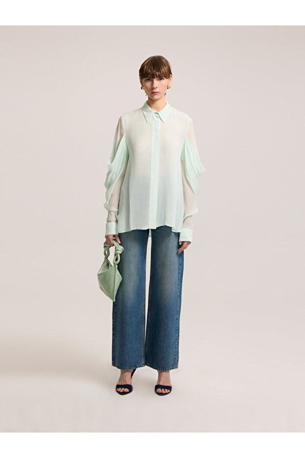 Mint Yeşili Bluz - 4