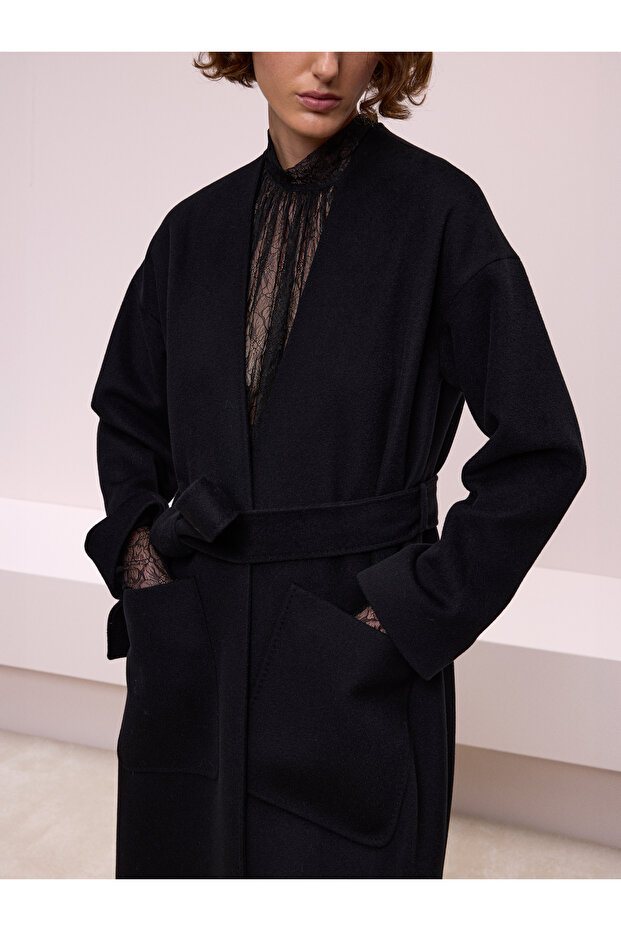 Bağlamalı Kaşe Kaban - 5