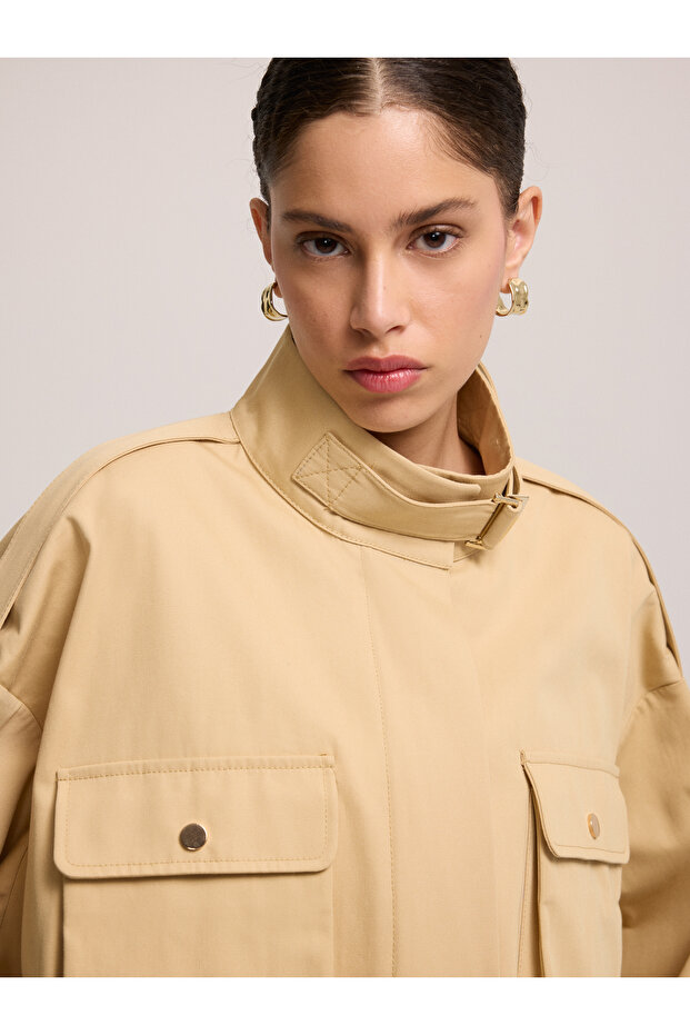 Bej Safari Ceket - 3