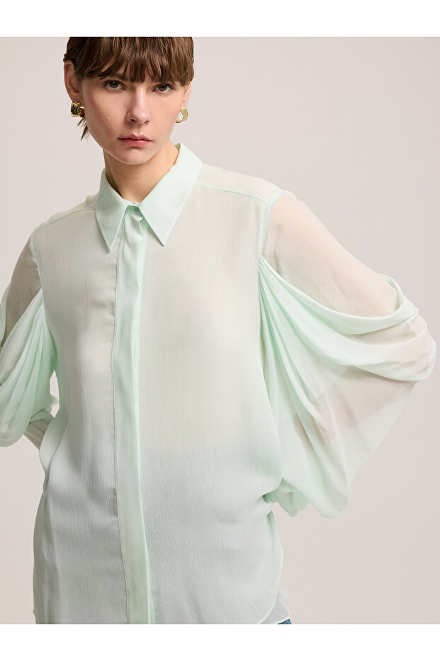 Mint Yeşili Bluz - 1