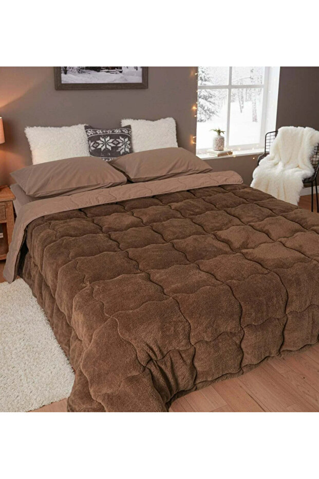 Sherpa Tek Kişilik Comforter Set - 3