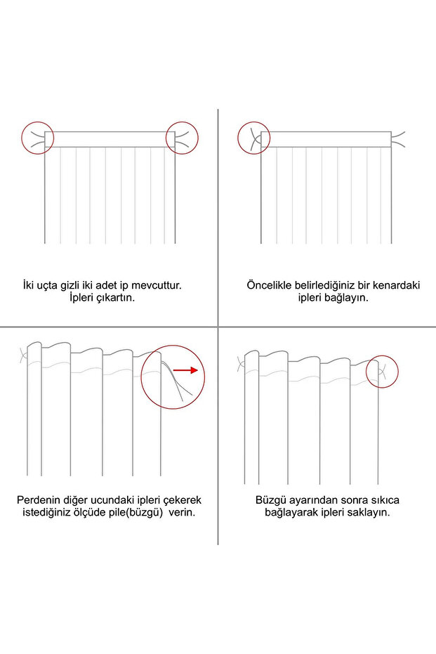 Kadife Görünümlü Kalın Fon Perde Bej - 3