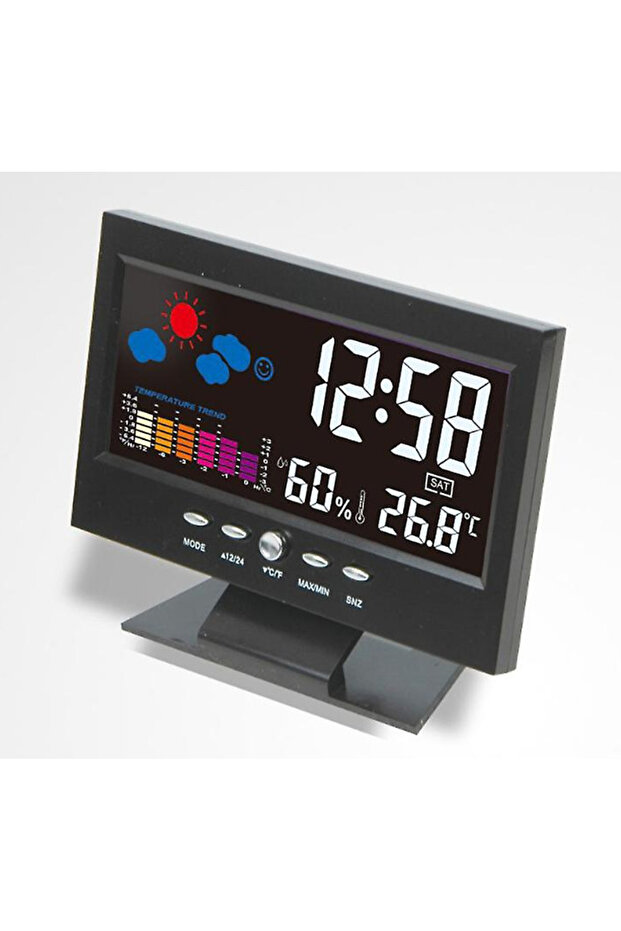 Digital Clock with Thermometer and Display model 8082T - 5