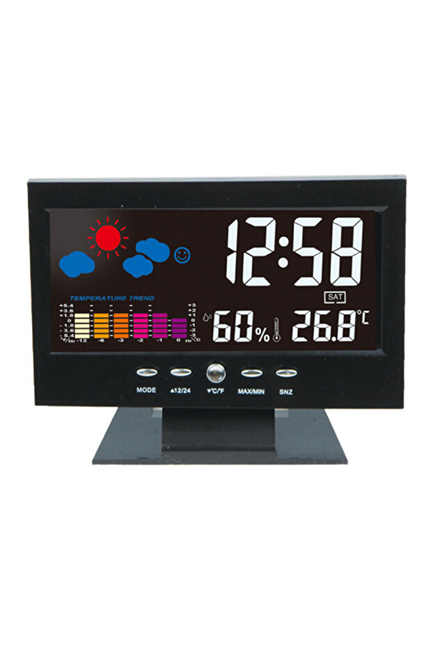Digital Clock with Thermometer and Display model 8082T - 1