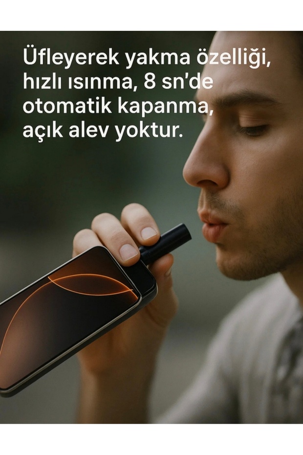 Type-C Çakmak, Araç ve Akıllı Telefon Çakmak, Beyaz Altın - 1