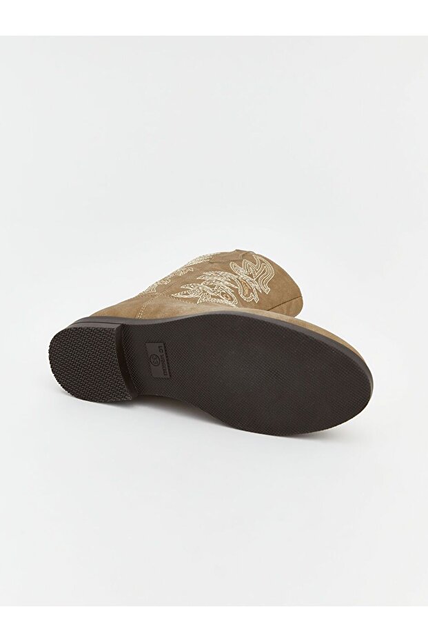 LCW STEPS Süet Görünümlü Kız Çocuk Kovboy Bot - 4