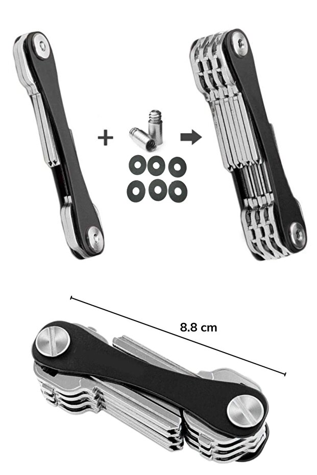 ®   جهاز تنظيم المفاتيح الذكي العملي، جهاز صغير الحجم - 4