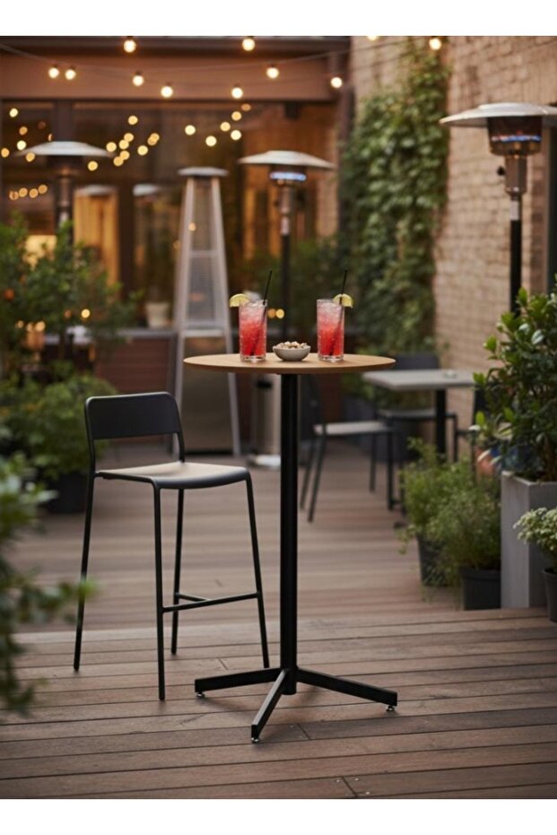 طاولة كافيه بار عالية بتصميم عصري أنيق - 1