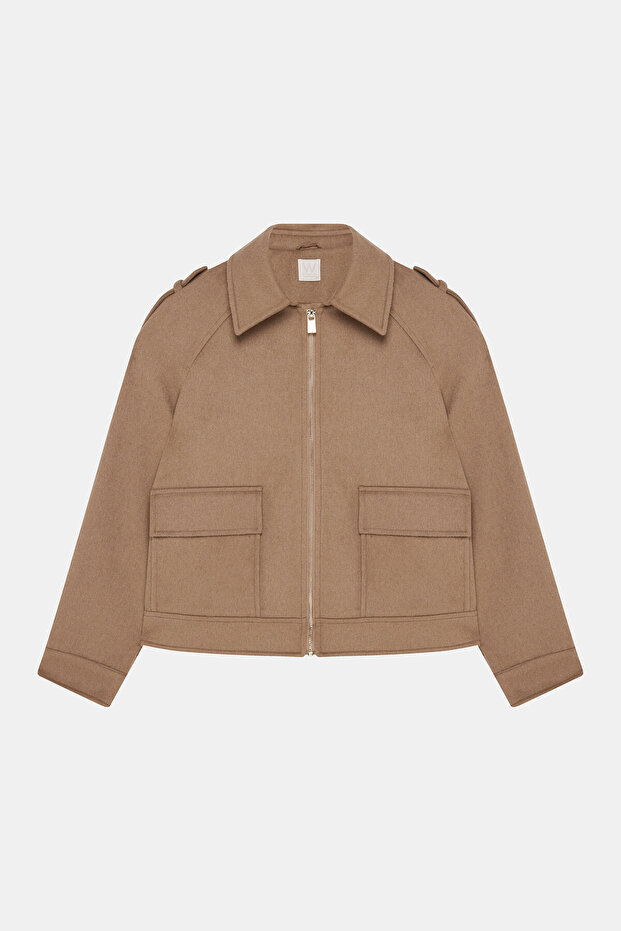 CAMEL KISA YÜNLÜ KABAN - 1