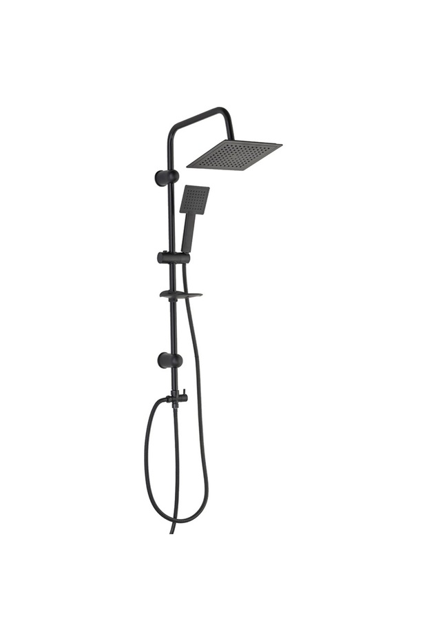 Yağmur Duş Seti Mat Siyah - 1