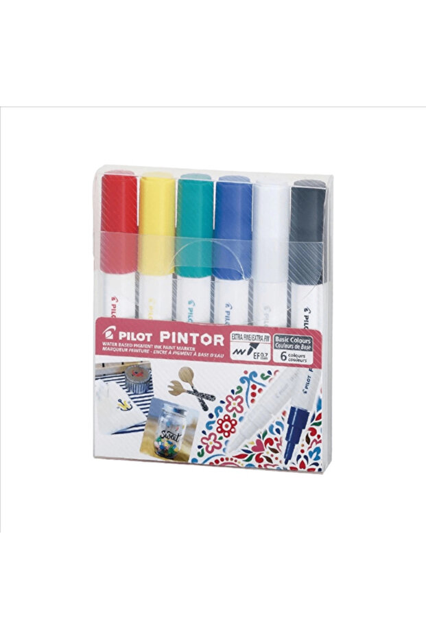 Pintor (Ef) Round Tip 6 Color Basic Set - 1