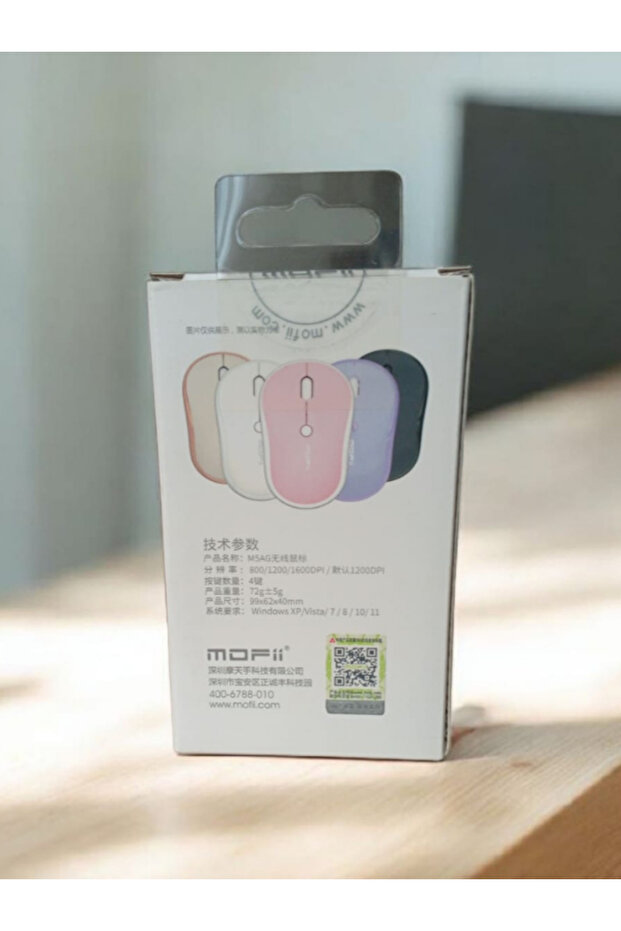 Mofii M5AG Pembe Wireless Mouse - 8