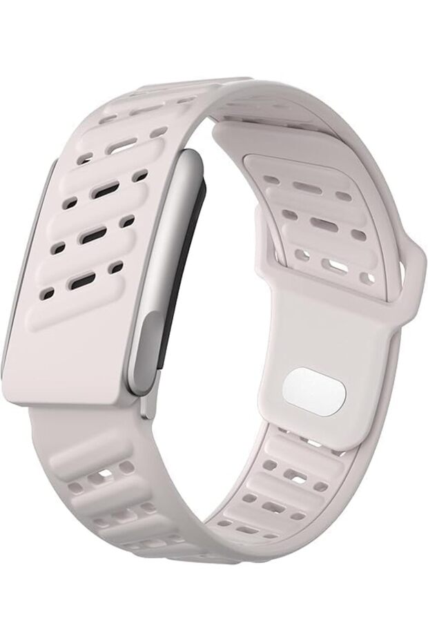 specton Silicone Sport Band Compatible with WHOOP 5.0, Grey with U-Shaped Connector