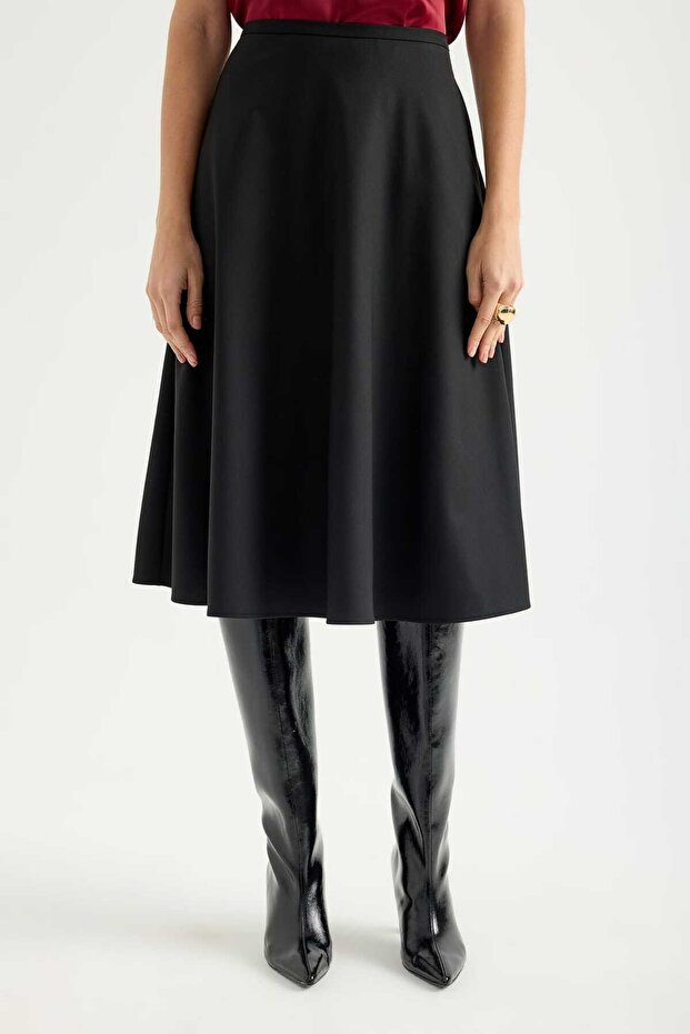 Siyah Kloş Etek - 5