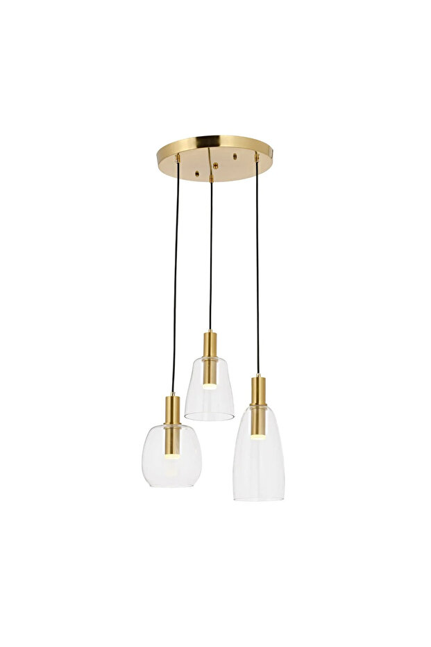 Akçay 3lü Tepsili Modern Avize Eskitme